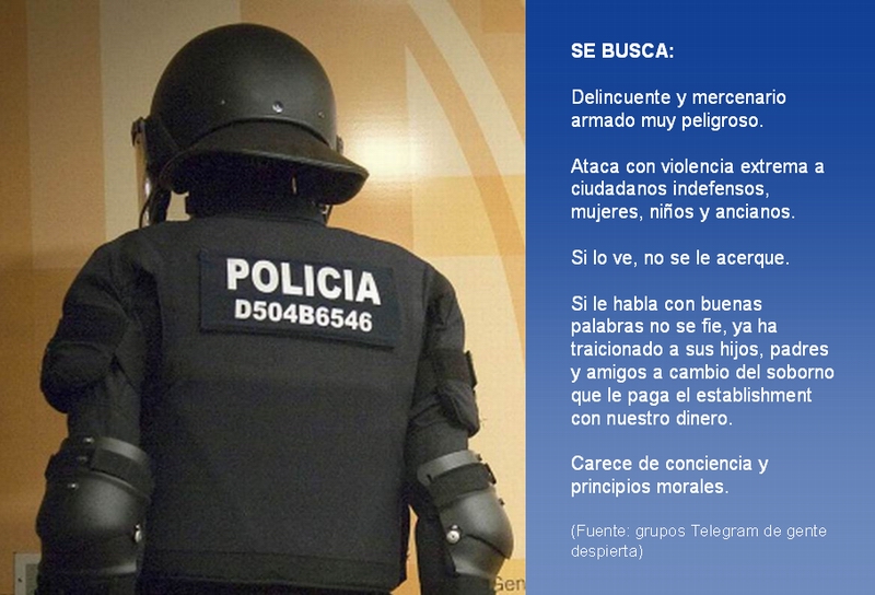 ¿O te pones del lado de los opresores que te pagan el sueldo y traicionas a tu propio pueblo?